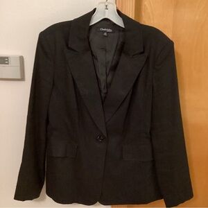 Chadwicks Ladies Blazer-Size 10P-Black
